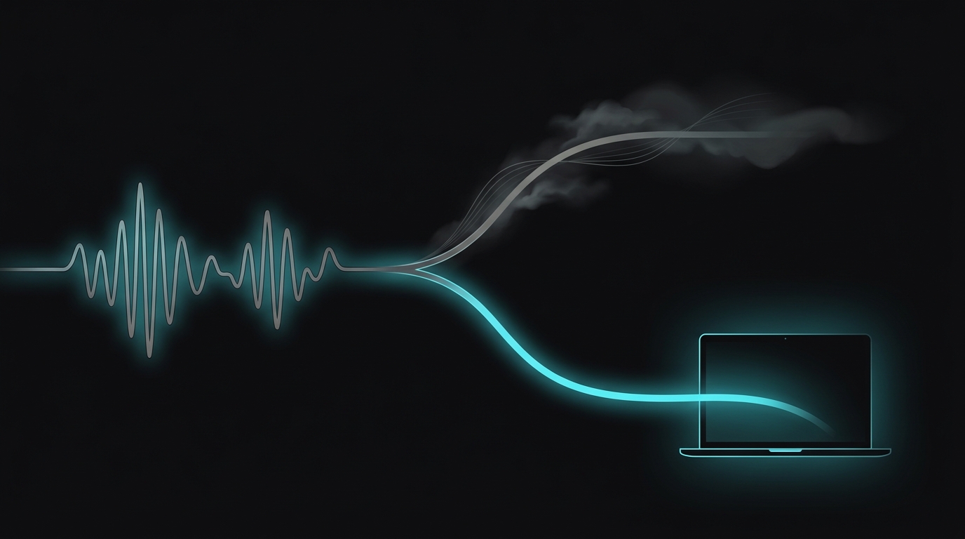 One voice, two paths — the cloud way and the on-device way.